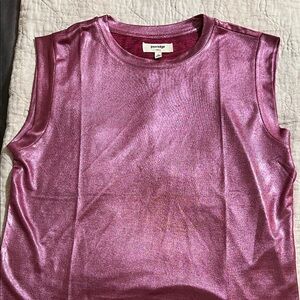 Porridge Women's Shimmering Pink Purple Muscle Tee